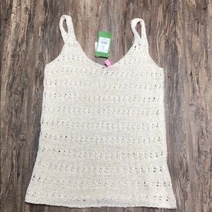 NWT Lilly Pulitzer size medium Diana sweater tank